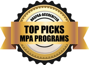 Top Pick MPA Programs Badge